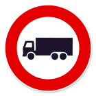 Productafbeelding Verbodsbord Vrachtwagen klein