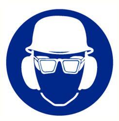 Productafbeelding Helm, Gehoor en Oogbescherming Verplicht large
