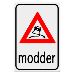 Productafbeelding Slipgevaar Bord large