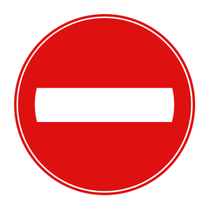 Productafbeelding Verkeersbord In deze Richting Gesloten large