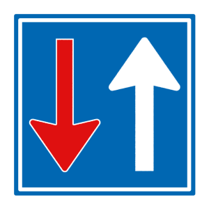 Productafbeelding Bord Voorrang op tegemoetkomend Verkeer large