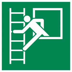 Productafbeelding Vluchtraam bord large