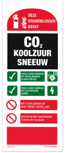 Productafbeelding Bord CO2 Blusser large