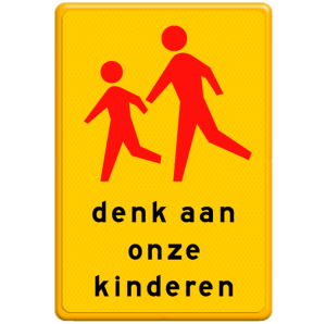 Productafbeelding Verkeersbord Kinderen large