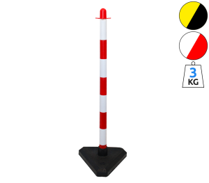 Productafbeelding Kettingpaal rood wit large