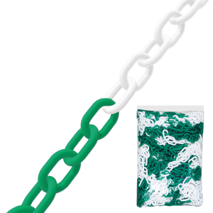 Productafbeelding Afzetketting groen wit 25 mtr large
