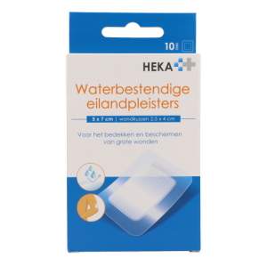 Productafbeelding Heka Eilandpleister Transparant Waterproof 5x7 cm large