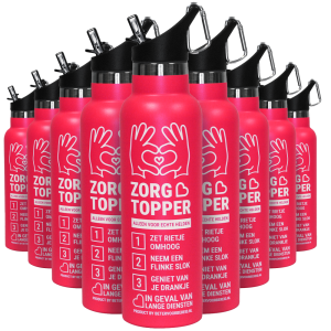 Productafbeelding ZorgTopper Drinkfles Roze 50 stuks large