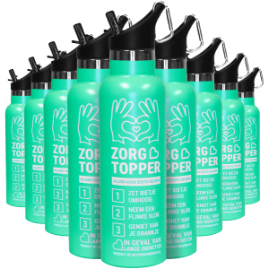 Productafbeelding ZorgTopper Drinkfles Mint 25 stuks large