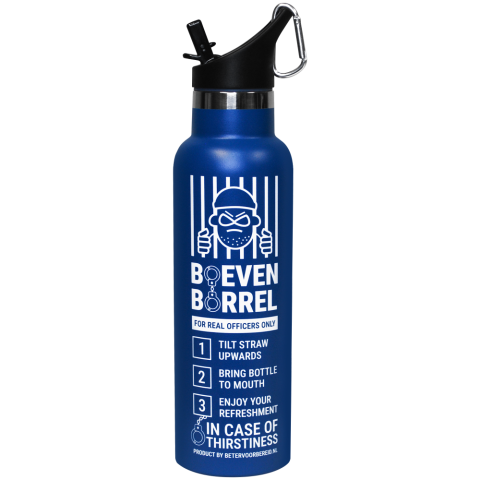 Productafbeelding Boeven Borrel Drinkfles Blauw small 2