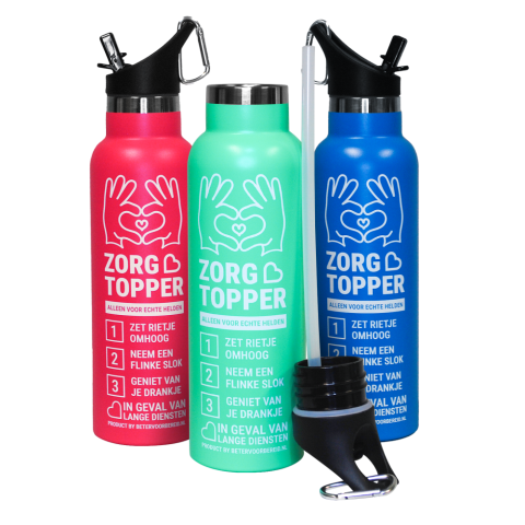 Productafbeelding ZorgTopper Drinkfles Roze 12 stuks small 4