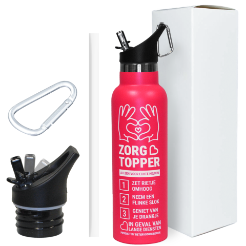 Productafbeelding ZorgTopper Drinkfles Roze 50 stuks small 2