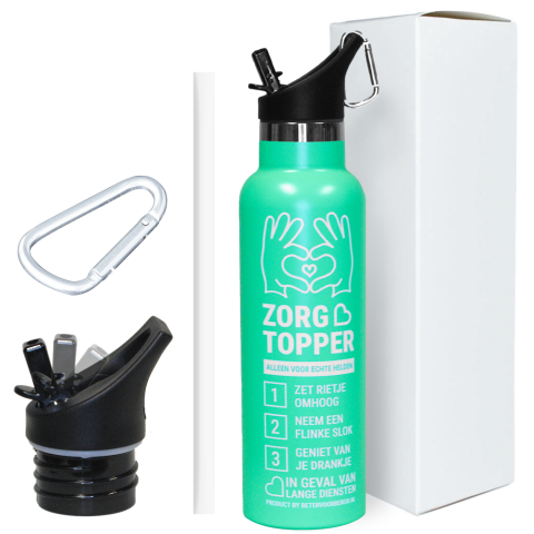 Productafbeelding ZorgTopper Drinkfles Mint 50 stuks small 2