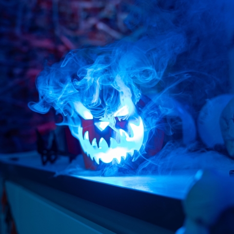 Productafbeelding Halloween Pompoen Rookmachine small 7